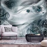  Samoljepljiva foto tapeta - Autumn Evenings (Turquoise) 147x105 | shoptok.hr