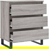  Komoda sivog hrasta sonome 60x35x70 cm od konstruiranog drva | shoptok.hr