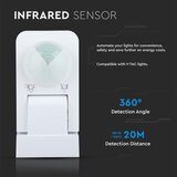  spoljašnji infracrveni senzor pokreta 360° 1000W/230V IP65 bela | Eponuda.com