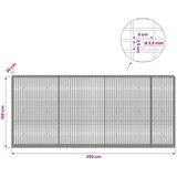  Gabion s žicom debljine 3,5 mm i mrežom 5x2,5 cm 350x30x150 cm | shoptok.hr