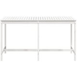  Vrtni stol bijeli 203,5 x 90 x 110 cm od masivne borovine | Eponuda.ba