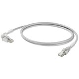 Weidmüller 2703320012 RJ45 omrežni kabel\, Patch kabel CAT 6a S/FTP 1.20 m siva 1 kos, (20519088) Cene