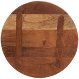 Stolna ploča Ø 50 x 3 8 cm okrugla od masivnog obnovljenog drva | shoptok.hr