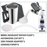 LARATH Komplet za poliranje avtomobilskih žarometov, enostavna uporaba, dolgotrajna jasnost, 800ml in 220v, (5000157687) | Shoptok.si