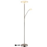 Globo 59093N - LED prigušiva stojeća lampa STANFORD 28W/230V + 5W 3000K sjajni hrom | Eponuda.com