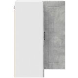 vidaXL zidni kuhinjski ormarić s policom betonski sivi 57 x 57 x 80 cm | shoptok.hr