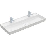Villeroy Boch 4A33C401 Collaro 120 x 47 cm dvojni keramični umivalnik z 2 odprtinama za armaturo | Shoptok.si