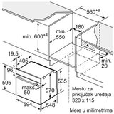 Bosch ugradbena pećnica HBG539EB3 | shoptok.hr