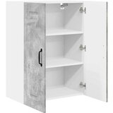 vidaXL Stenska kuhinjska omarica z vrati Betonsko siva 60 x 31 x 80 cm | Shoptok.si