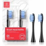 Oclean Brush Head Standard Clean P2S5 zamjenske glave za zubnu četkicu Black 2 kom