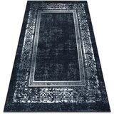 RugsX Preproge ANDRE 1010 pralna preproga Okvir vintage protizdrs 120x170 cm Črna | Shoptok.si