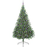  Umjetno predsvijetljeno božićno drvce Zelena 240 cm PVC | shoptok.hr