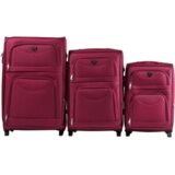  6802(2) LARK, Set od 3 Codura 1200D kofera (V, M, S) Wings, DVOSTRUKO CRVENI | shoptok.hr
