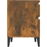  Noćni ormarići 2 kom boja dimljenog hrasta 40x35x50 cm | shoptok.hr