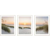 Slike u setu 3 kom 30x40 cm Sunrise on the Beach –