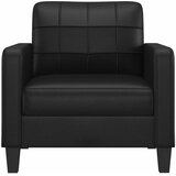 Fotelja crna 60 cm od umjetne kože | Eponuda.com