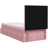  Podesivi krevet s madracem Ružičasta 100 x 200 cm Baršun | shoptok.hr