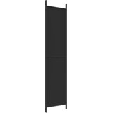 Sobna pregrada s 3 panela crna 150 x 220 cm od tkanine | Eponuda.ba