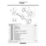  lančanik shimano FC6800 50TMA for 5034T Y1P498060 shimano Cene