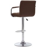 vidaXL Barski stol rjavo blago | Shoptok.si