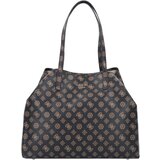Guess Nakupovalna torba 'Vikky' rjava / črna | Shoptok.si