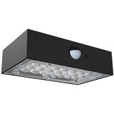  LED solarno zidno svetlo sa senzorom LED/3W/3,7V 3000K/4000K IP65 crno | Eponuda.com
