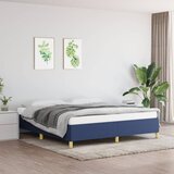The Living Store Posteljni okvir moder 180x200 cm blago - Box Spring Posteljni Okvir, (21517543) Cene