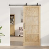  Klizna vrata ORKDAL Prirodna 86 x 198,5 cm Masivna borovina | shoptok.hr