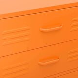 vidaXL Ladičar narančasti 80 x 35 x 101,5 cm čelični | shoptok.hr