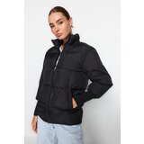Trendyol Black Oversize Rib Detailed Inflatable Coat | ePonuda.com