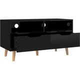 vidaXL tv ormarić visoki sjaj crni 90 x 40 x 48,5 cm od iverice | shoptok.hr