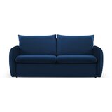 Cosmopolitan Design Tamno plava baršunasta sklopiva sofa 194 cm Vienna – | shoptok.hr