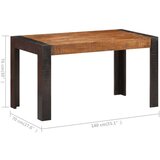  Blagovaonski stol 140x70x76 cm od masivnog grubog drva manga | shoptok.hr