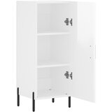  Komoda sjajna bijela 34,5 x 34 x 90 cm od konstruiranog drva | shoptok.hr