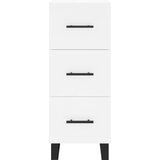  Visoka komoda bijeli 34,5x34x180 cm od konstruiranog drva | shoptok.hr