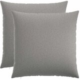  Jastuk s jastukom HEERLEN 2 kom. Oblačnosiva Tkanina - Siva tkanina oblak 65 x 65 cm 2 | shoptok.hr