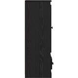  Highboard s ladicama 3 pcs Crni hrast Konstruirano drvo | shoptok.hr