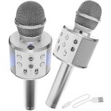  Karaoke mikrofon Srebrna iso | Shoptok.si