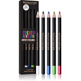 Makeup Revolution Creator kremast svinčnik za oči 5 ks 5x1,3 g Cene