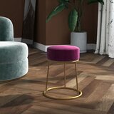 vidaXL Okrugli tabure ljubičasti baršunasti | shoptok.hr