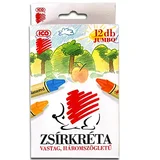 Süni trokutaste Jumbo masne krede u setu 12 kom