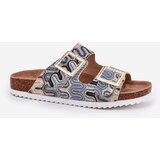 S. BARSKI Women's Sandals With Buckles And Glitter Beige S.Barski | Shoptok.si