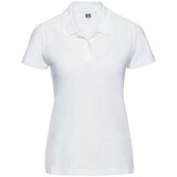 RUSSELL Women's white cotton polo shirt Ultimate Cene