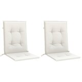  Jastuci za stolice 6 kom prošarano krem100x50x4 cm tkanina | shoptok.hr