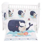 Kikka Boo posteljina sa ogradicom 6 pcs 70/140 Happy Sailor ( KKB60057 ) | ePonuda.com