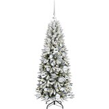 vidaXL Umjetno božićno drvce s stalakom Bijelo 53 x 53 x 120 cm | shoptok.hr