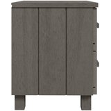  Noćni ormarići HAMAR 2 kom svjetlosivi 40x35x44,5 cm borovina | shoptok.hr