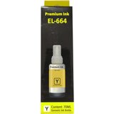 Sinocopy inkjet T6644 y dopuna zuta boja bocica sadrži 70 ml mastila za epson