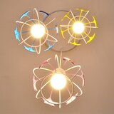  Dečiji luster na sajli STARS 3xE27/15W/230V plava/ružičasta/žuta | Eponuda.com