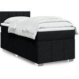 Maison Chic Box spring postelja - Vzmetna postelja z vzmetnico črna 90x200 cm blago SL11086, (21881840) | Shoptok.si